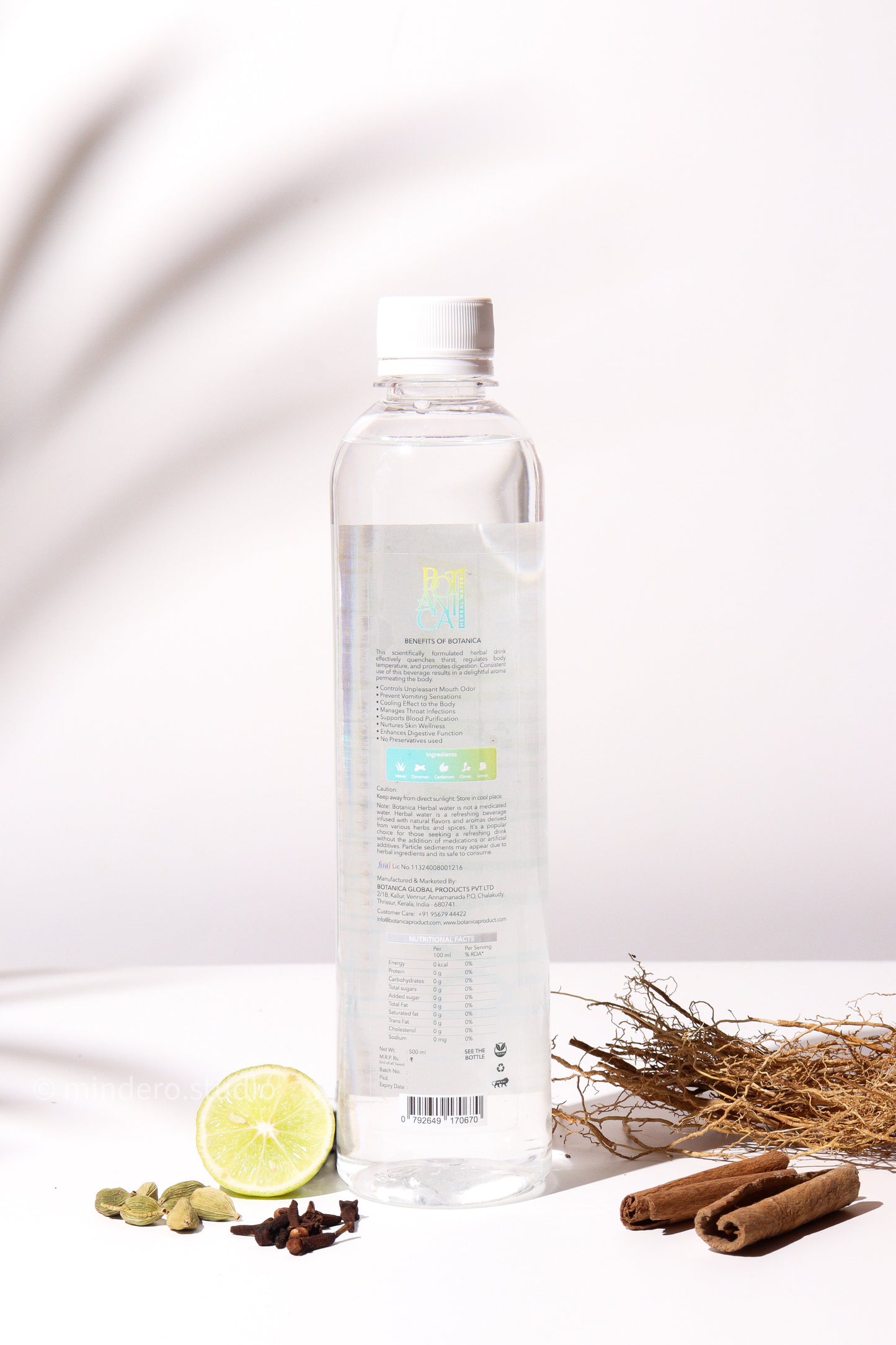 Prana by Botanica Herbal Water | 500ml | Pack of 12